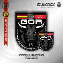 Cargar imagen en el visor de la galería, EMBLEMA DE BRAZO G.O.R. DISTRITO SALAMANCA - MADRID
