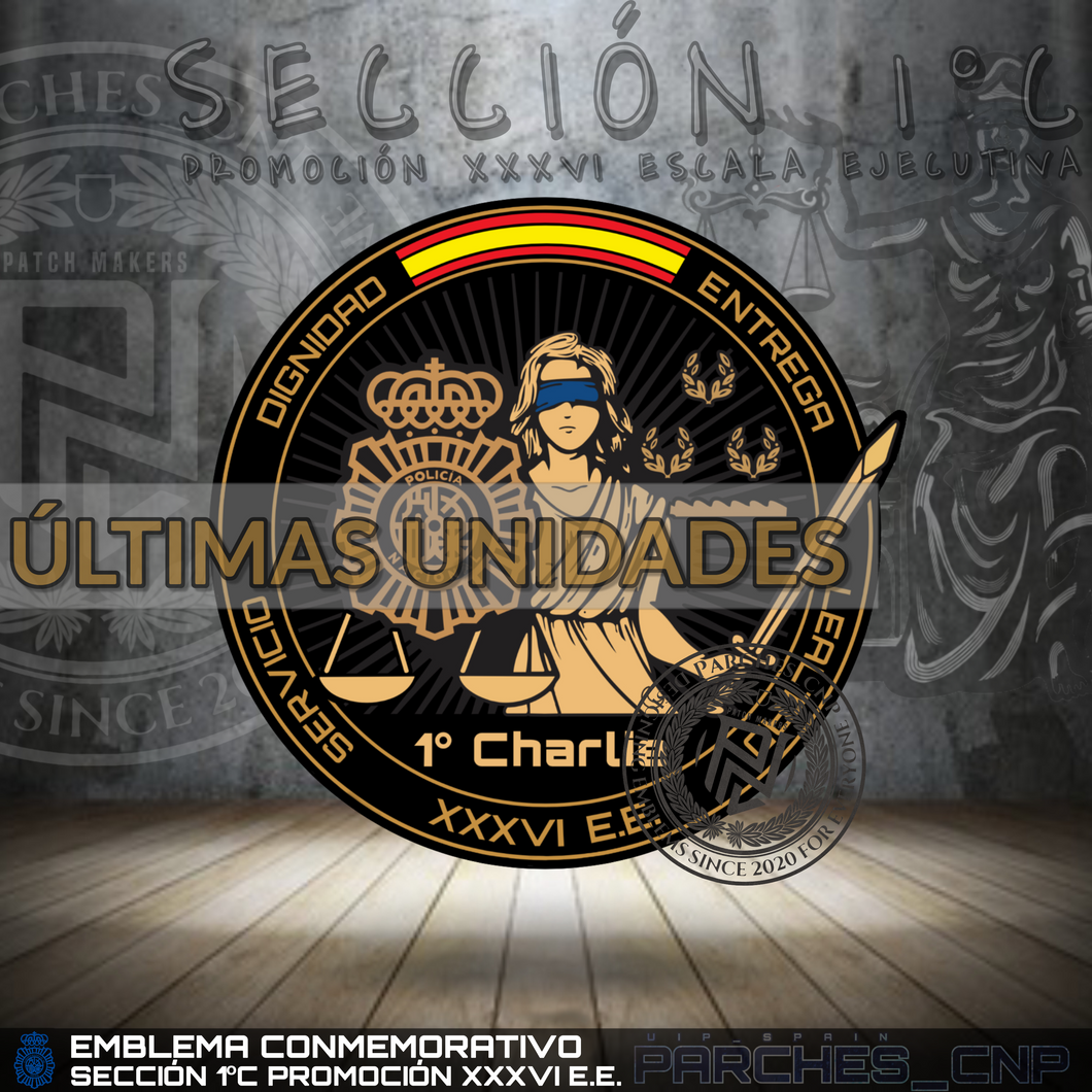 EMBLEMA CONMEMORATIVO SECCIÓN 1C PROMOCION XXXVI ESCALA EJECUTIVA