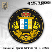 Cargar imagen en el visor de la galería, EMBLEMA POLICIA LOCAL CANARIA PROMOCIÓN MMXXIV

