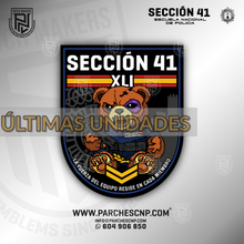 Cargar imagen en el visor de la galería, EMBLEMA SECCIÓN 41 PROMOCIÓN XLI - E.B. POLICÍA NACIONAL 2025-26
