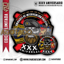 Cargar imagen en el visor de la galería, EMBLEMA CONMEMORATIVO XXXV ANIVERSARIO UNIDADES  DE INTERVENCIÓN POLICIAL
