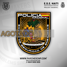 Cargar imagen en el visor de la galería, EMBLEMA DE BRAZO EQUIPO DE SEGURIDAD EMBAJADA DE HAITÍ
