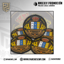 Cargar imagen en el visor de la galería, EMBLEMA POLICIA LOCAL CANARIA PROMOCIÓN MMXXIV
