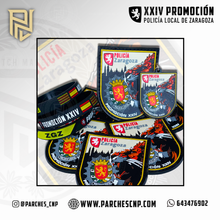 Cargar imagen en el visor de la galería, EMBLEMA CONMEMORATIVO PROMOCIÓN XXIV POLICÍA LOCAL DE ZARAGOZA

