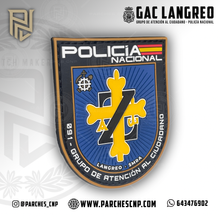 Cargar imagen en el visor de la galería, EMBLEMA DE BRAZO DEL G.A.C DE LA COMISARÍA DE LANGREO SMRA - ASTURIAS

