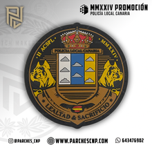 Cargar imagen en el visor de la galería, EMBLEMA POLICIA LOCAL CANARIA PROMOCIÓN MMXXIV
