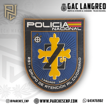 Cargar imagen en el visor de la galería, EMBLEMA DE BRAZO DEL G.A.C DE LA COMISARÍA DE LANGREO SMRA - ASTURIAS
