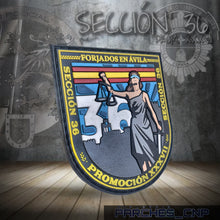 Cargar imagen en el visor de la galería, EMBLEMA CONMEMORATIVO DE LA SECCIÓN 36 DE LA PROMOCIÓN XXXVII
