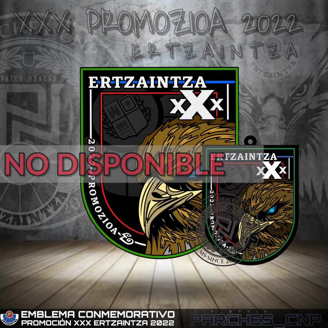 EMBLEMA CONMEMORATIVO XXX PROMOZIOA ERTZAINTZA 2022