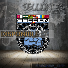 Cargar imagen en el visor de la galería, EMBLEMA CONMEMORATIVO DE LA SECCIÓN 32 DE LA PROMOCIÓN XXXVII
