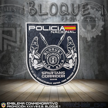 Cargar imagen en el visor de la galería, EMBLEMA CONMEMORATIVO DEL BLOQUE 1 (SECCIONES 01 Y 02) DE LA PROMOCIÓN XXXVIII
