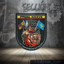 Cargar imagen en el visor de la galería, EMBLEMA CONMEMORATIVO DE LA SECCIÓN 53 DE LA PROMOCIÓN XXXVII
